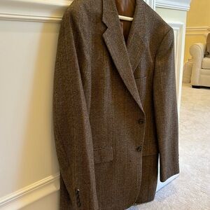 Classic brown Brooks Brothers wool blazer